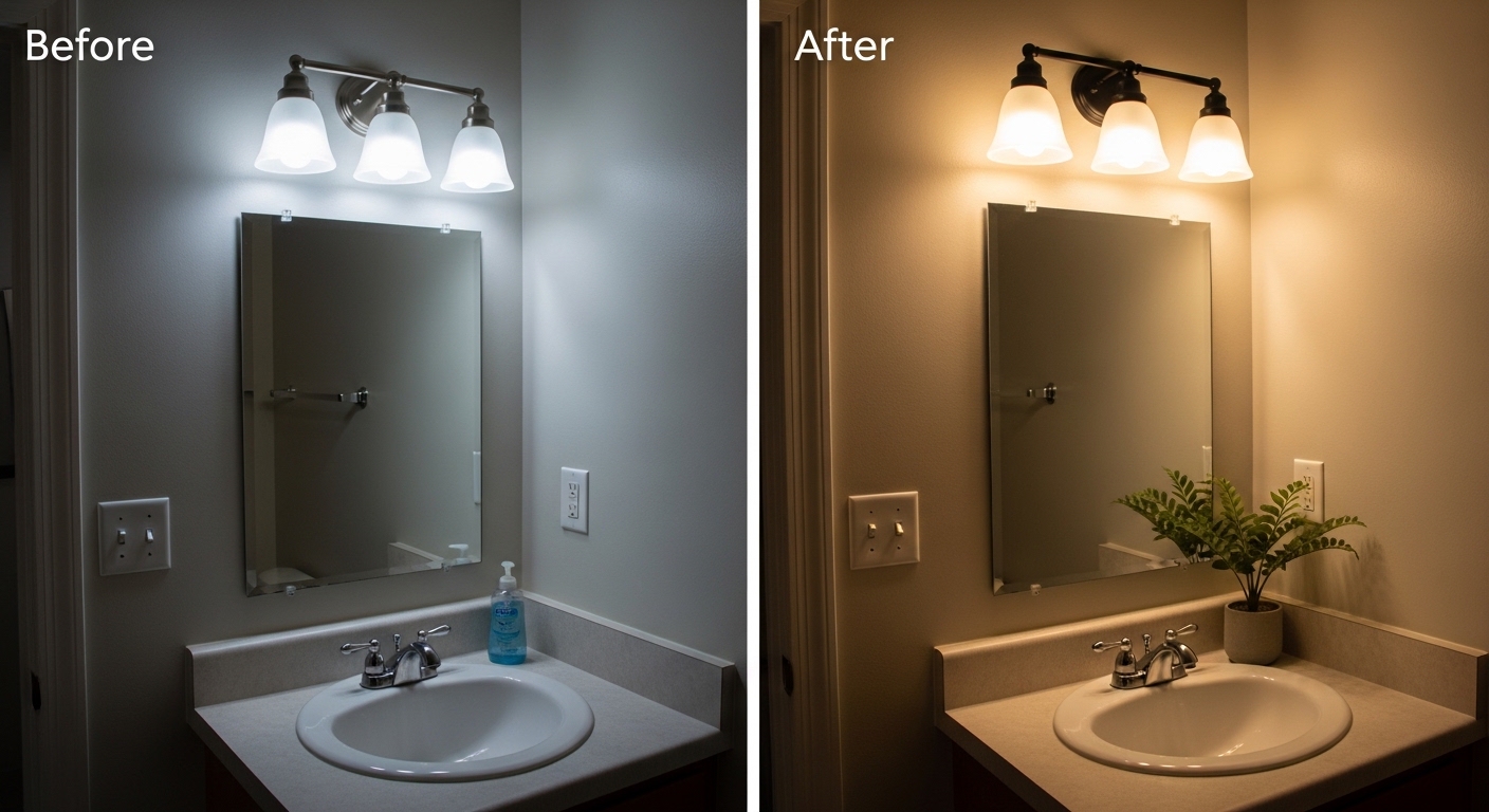 The Apartment Bathroom Upgrade That Cost $40
