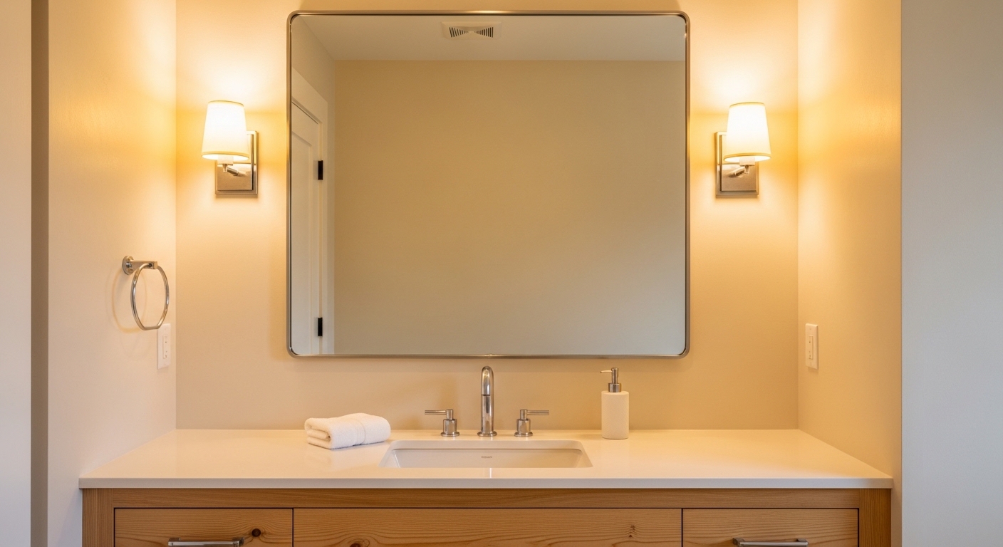 Renter's Guide to Bathroom Lighting Upgrades You Can Actually Do