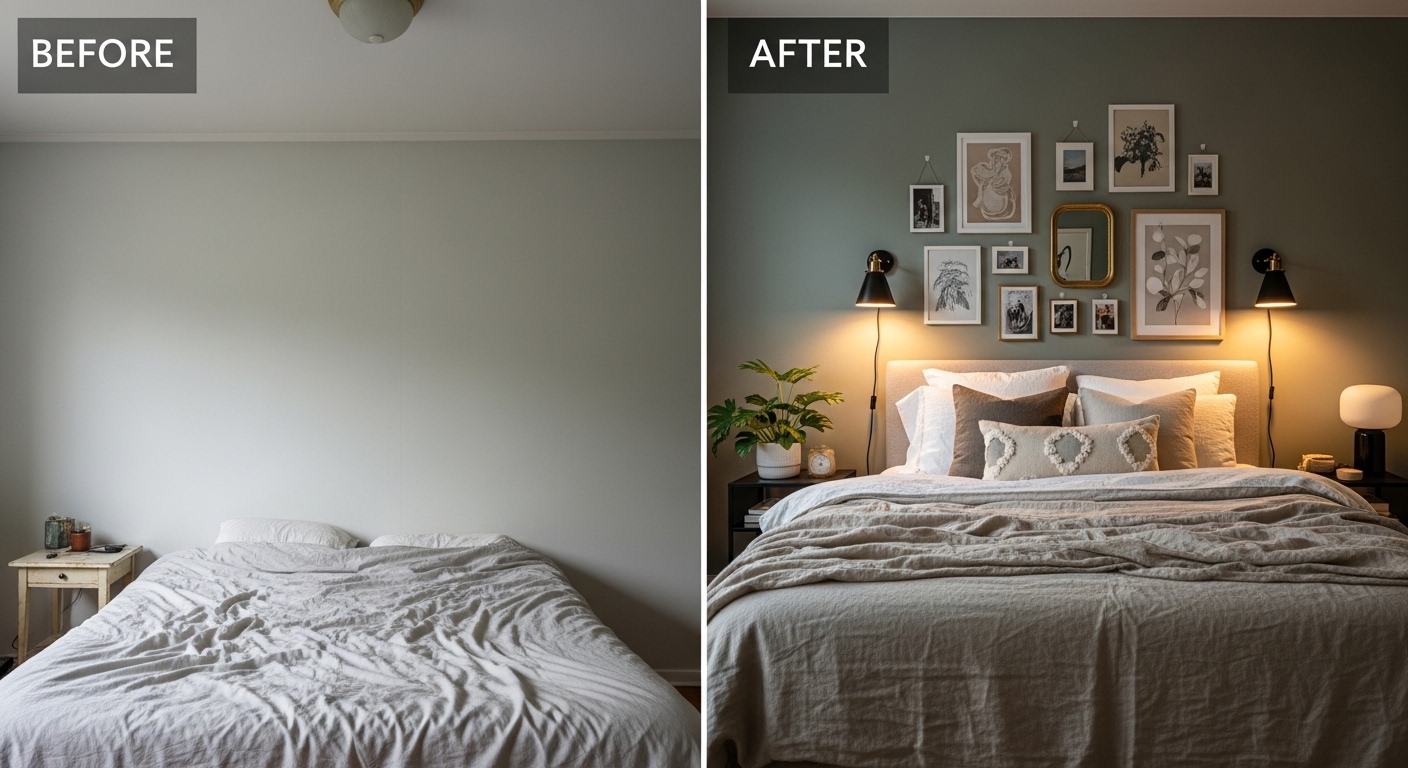 Renter Bedroom Makeover: Before and After (With Honest Numbers)