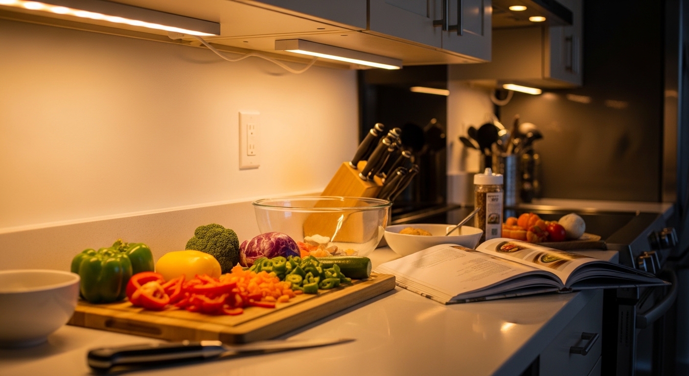 Kitchen Lighting for Renters Who Actually Cook
